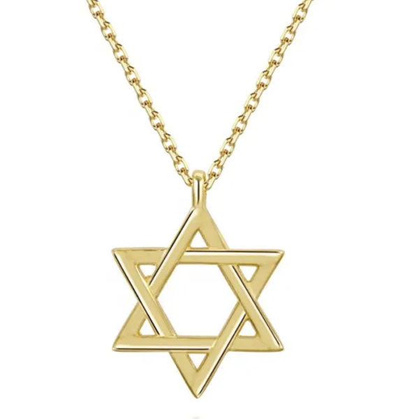 Kette mit Magen David Anhänger von Alef Yod