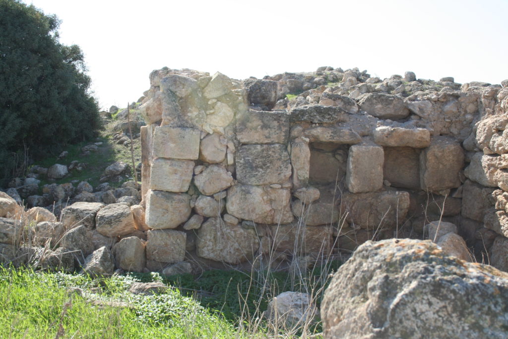 Steinmauern archäologisch Adulam